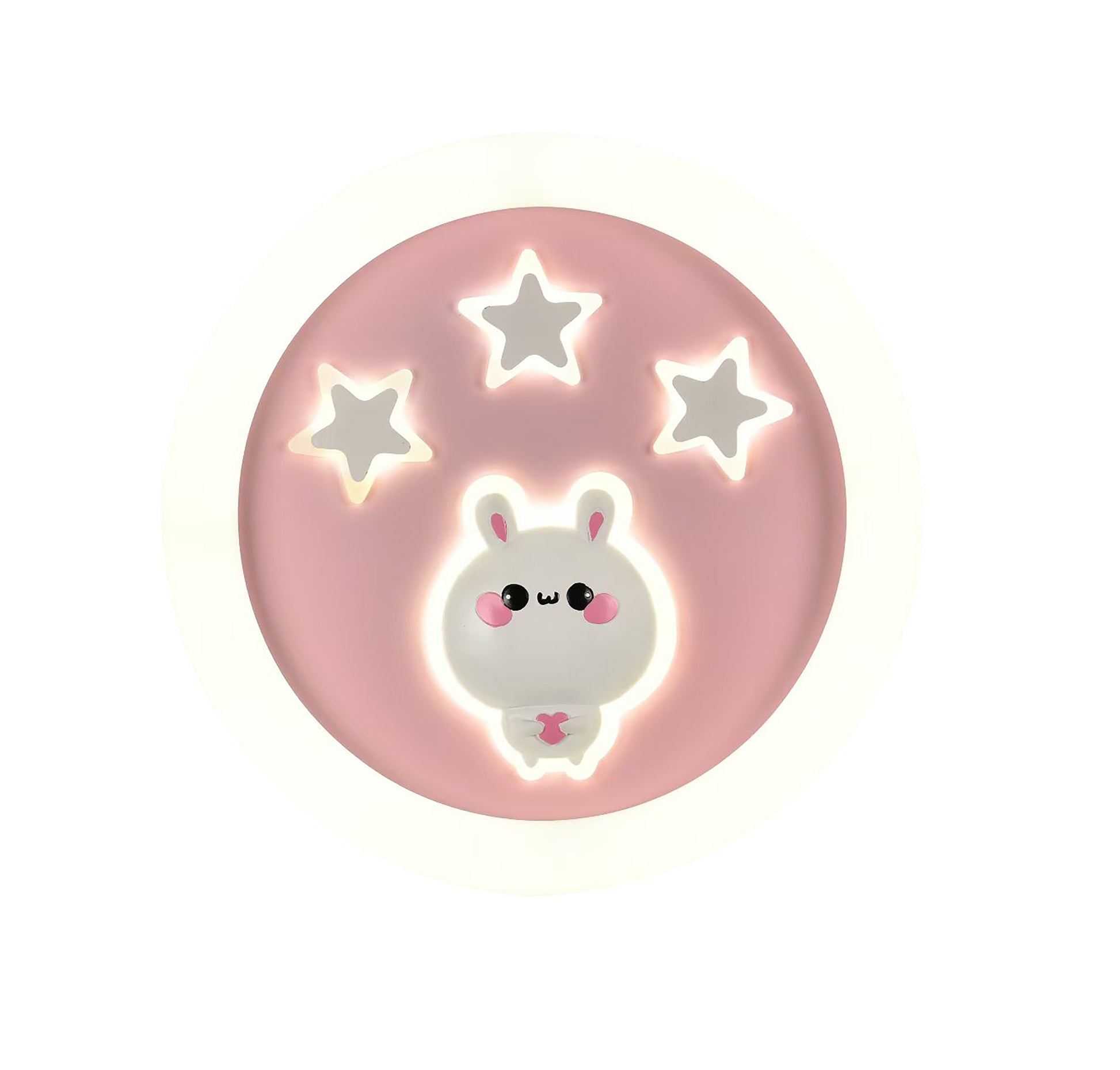 CCC 4311 ΠΛΑΦΟΝΙΕΡΑ ΠΑΙΔΙΚΗ ΡΟΖ ΚΟΥΝΕΛΑΚΙ LED CCT Φ50εκ