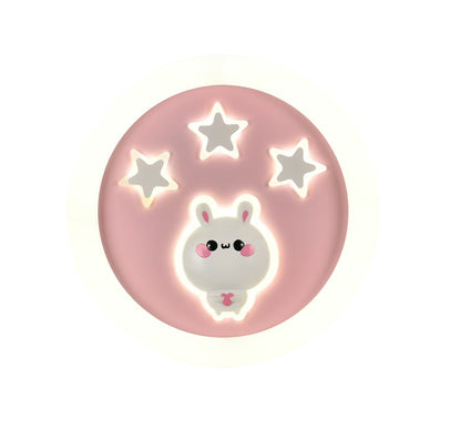 CCC 4311 ΠΛΑΦΟΝΙΕΡΑ ΠΑΙΔΙΚΗ ΡΟΖ ΚΟΥΝΕΛΑΚΙ LED CCT Φ50εκ