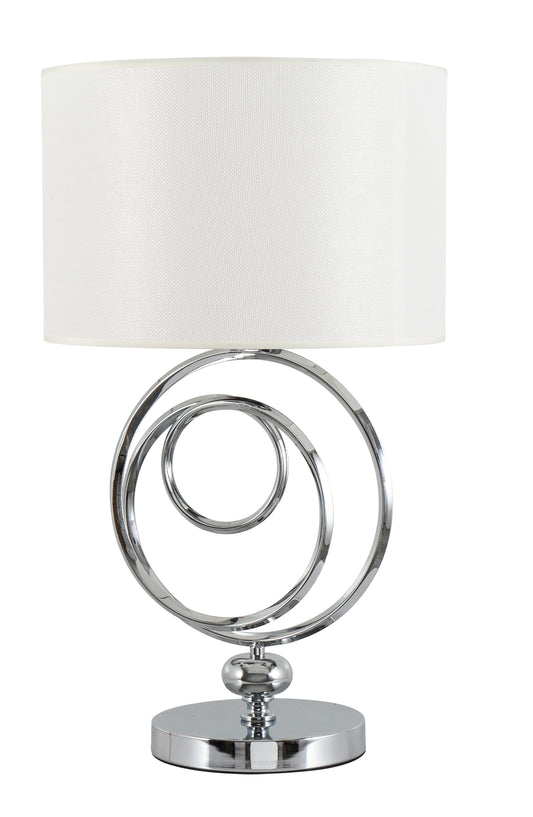 TLC 8810 CR ΕΠΙΤΡΑΠΕΖΙΑ ΛΑΜΠΑ ΝΙΚΕΛ ΤΡΕΙΣ ΚΥΚΛΟΥΣ ΑΜΠΑΖΟΥΡ ΜΠΕΖ 1xΕ27 Φ35x57