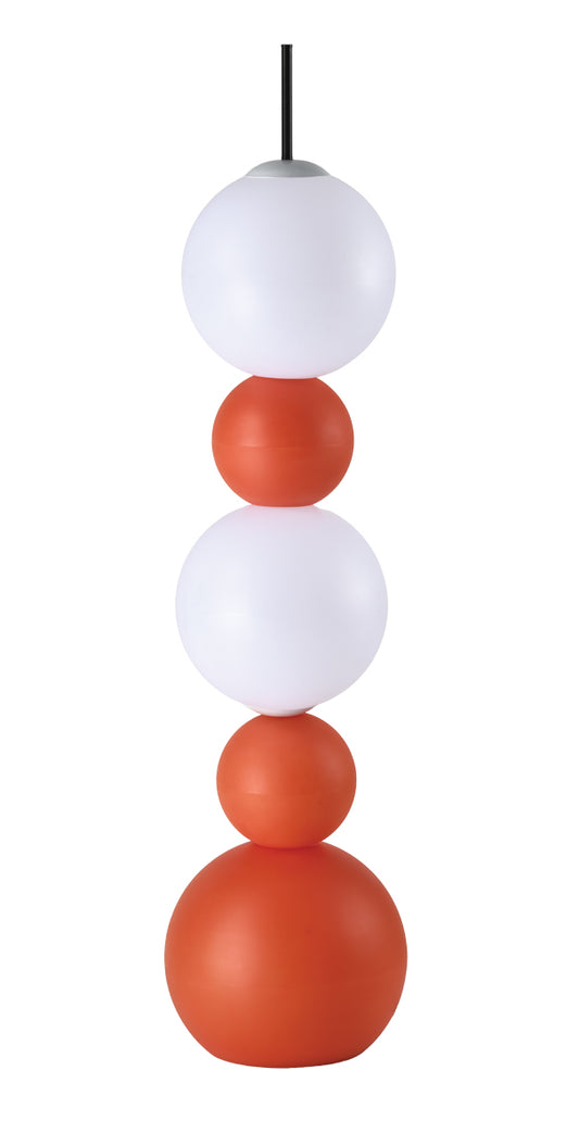 FLC 8035 OR ΔΑΠΕΔΟΥ ΑΚΡΥΛΙΚΟ+ΡΗΤΙΝΗ ΠΟΡΤΟΚΑΛΙ ΜΕ ΜΠΑΛΕΣ ΑΝΙΣΟΠΕΔΕΣ LED Φ45x165