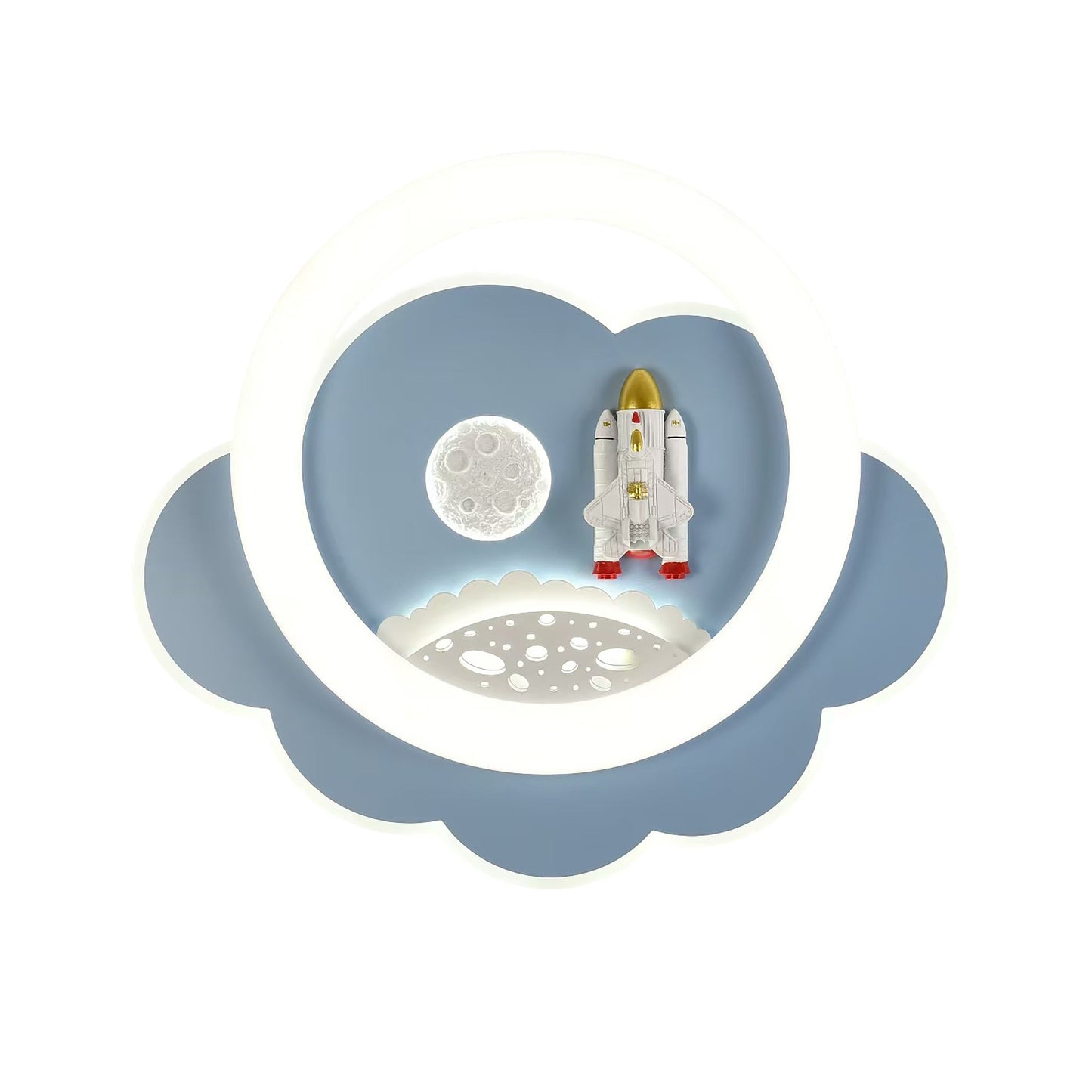 CCC 4316 ΠΛΑΦΟΝΙΕΡΑ ΠΑΙΔΙΚΗ LED ΜΠΛΕ ΠΥΡΑΥΛΟΣ CCT Φ50εκ