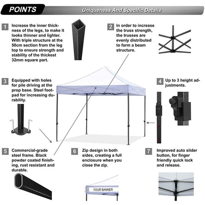 Κιόσκι Gazebo 300x600x310