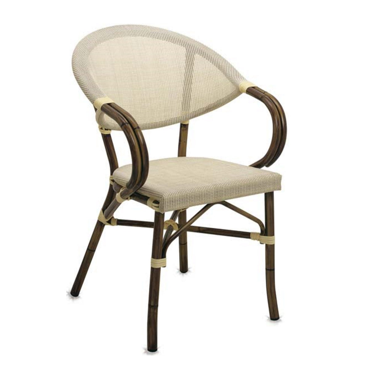 Paris/P-Alu Πολυθρόνα Μπεζ 54x57x82