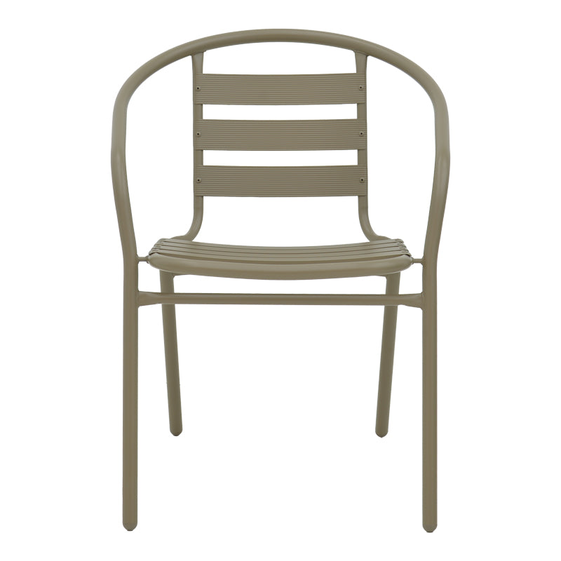 Πολυθρόνα Tade Μέταλλο Σαμπανιζέ 54x58x73
