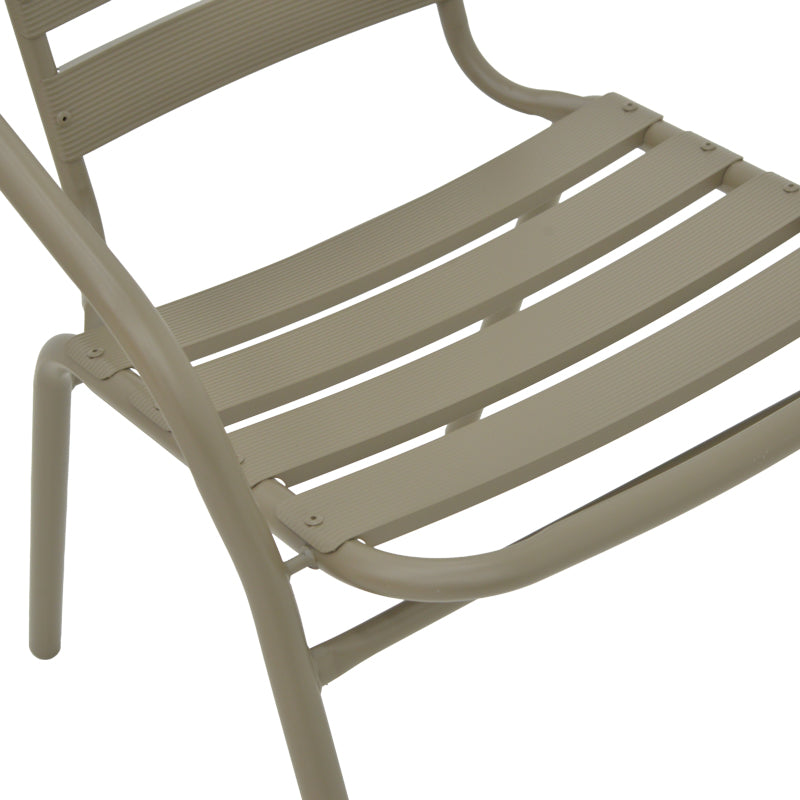 Πολυθρόνα Tade Μέταλλο Σαμπανιζέ 54x58x73