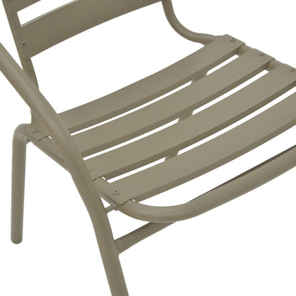 Πολυθρόνα Tade Μέταλλο Σαμπανιζέ 54x58x73