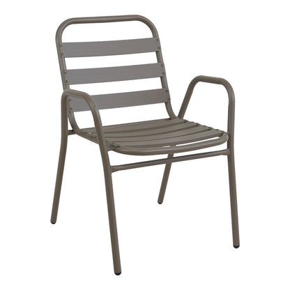 Τραπεζαρία Albero-Sussie 3 Τεμ Μέταλλο σε Σαμπανιζέ Απόχρωση Φ60x70