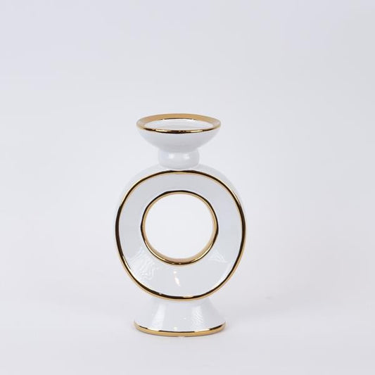 ΚΗΡΟΠΗΓΙΟ ΚΕΡΑΜΙΚΟ ΛΕΥΚΟ-ΧΡΥΣΟ 15.3x10x25.5