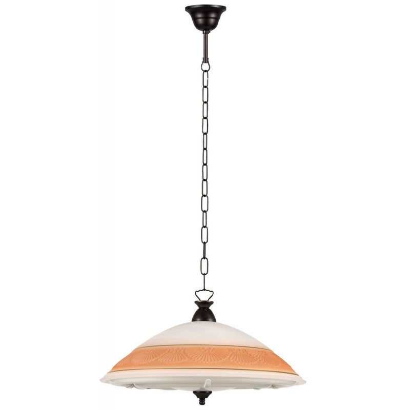 Φωτιστικό Φθορίου Γυαλί Καφέ 40W Φ45