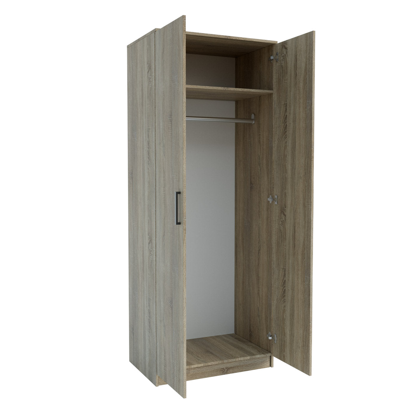 Ντουλάπα Δίφυλλη Simple Σονόμα 80x52x205