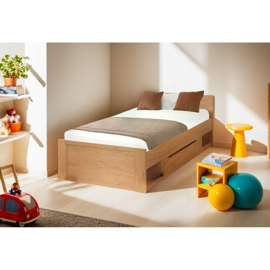 Κρεβάτι Pavi Μονό Βελανιδιά με Πάτωμα 900x200εκ