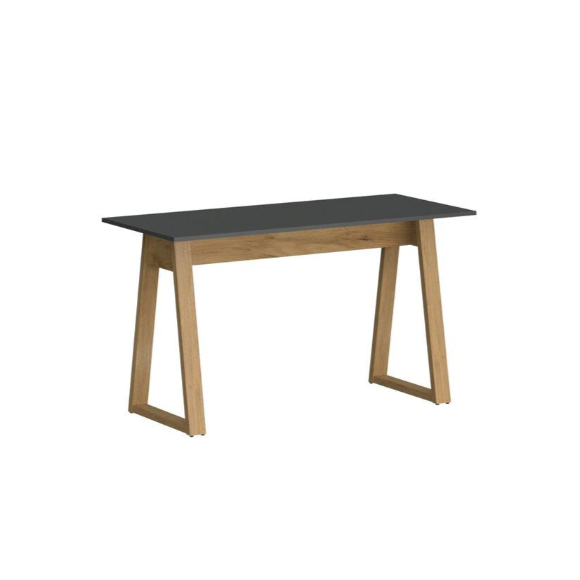 Γραφείο Pluton Ανθρακί-Χρυσό Δρυς 138x60x77