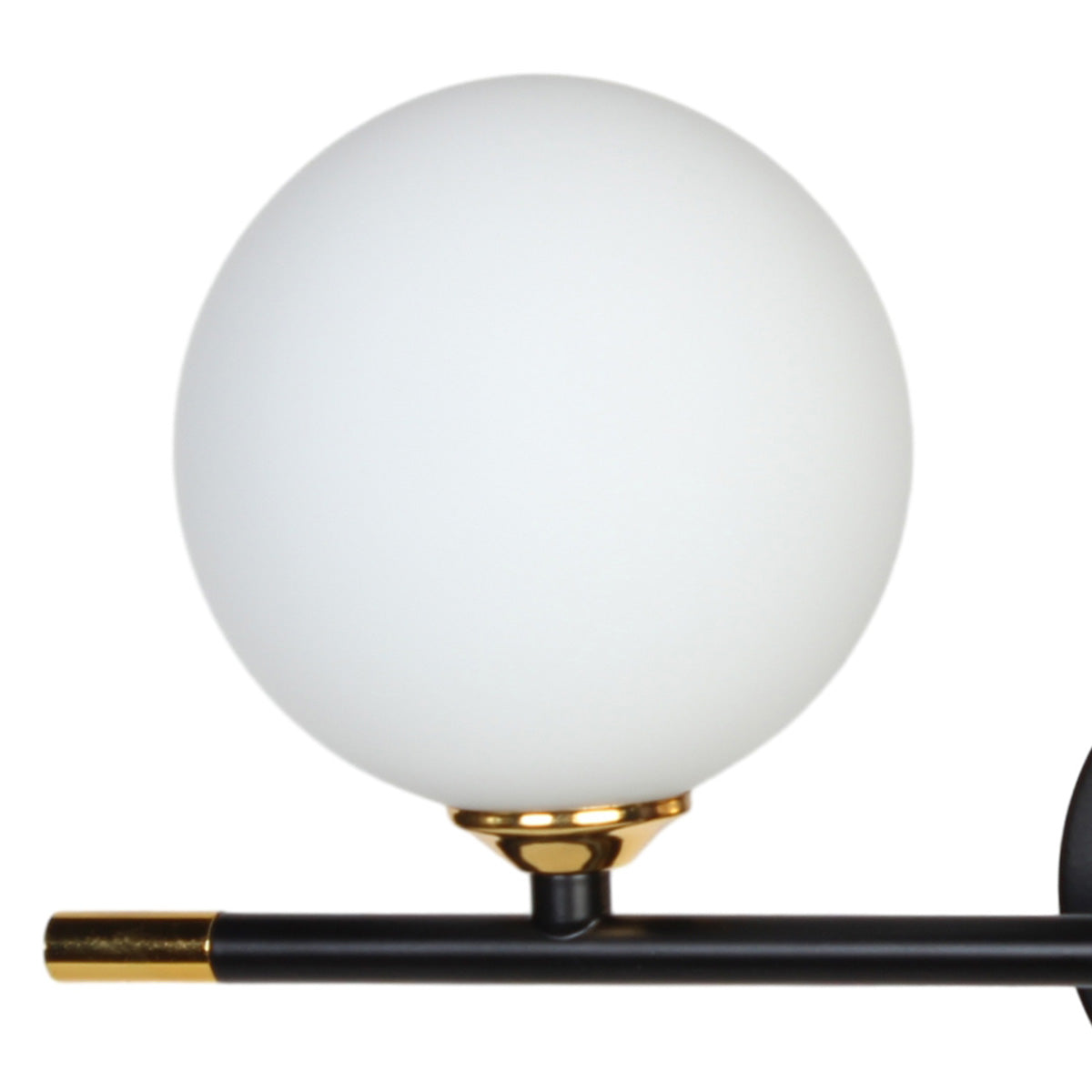 Απλίκα Τοίχου Μεταλλική G9 26x18x19 εκ. Μαύρη Χρυσή με Γυαλί