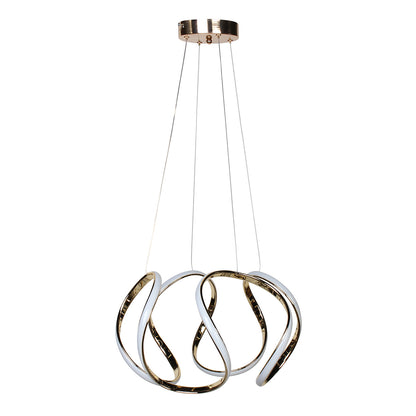 Φωτιστικό Κρεμαστό Φ46x28 εκ. LED 79W 4000K Χρυσό