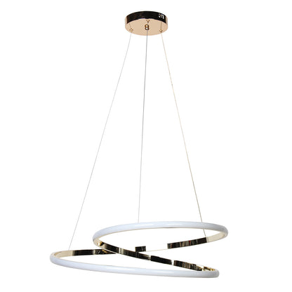 Φωτιστικό Κρεμαστό Φ53 εκ. LED 55W 4000K Χρυσό