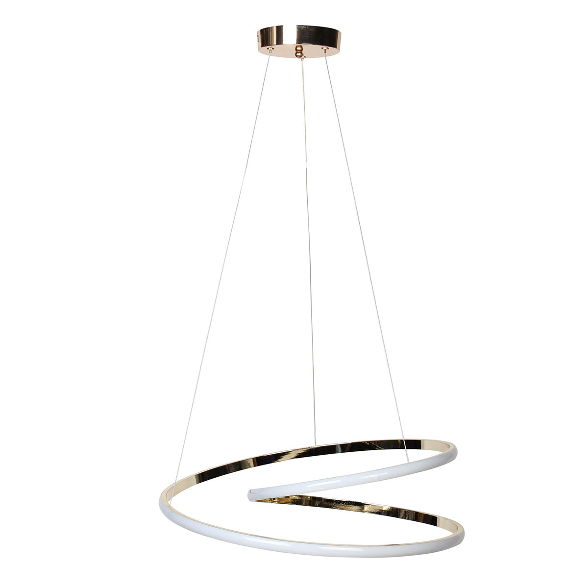 Φωτιστικό Κρεμαστό Φ53 εκ. LED 55W 4000K Χρυσό