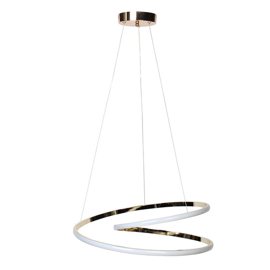 Φωτιστικό Κρεμαστό Φ53 εκ. LED 55W 4000K Χρυσό