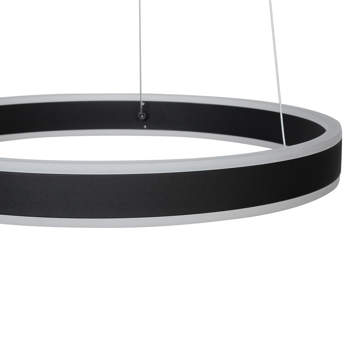 Φωτιστικό Κρεμαστό Φ50 εκ. LED 64W 4000K Μαύρο