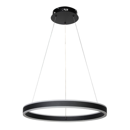 Φωτιστικό Κρεμαστό Φ50 εκ. LED 64W 4000K Μαύρο