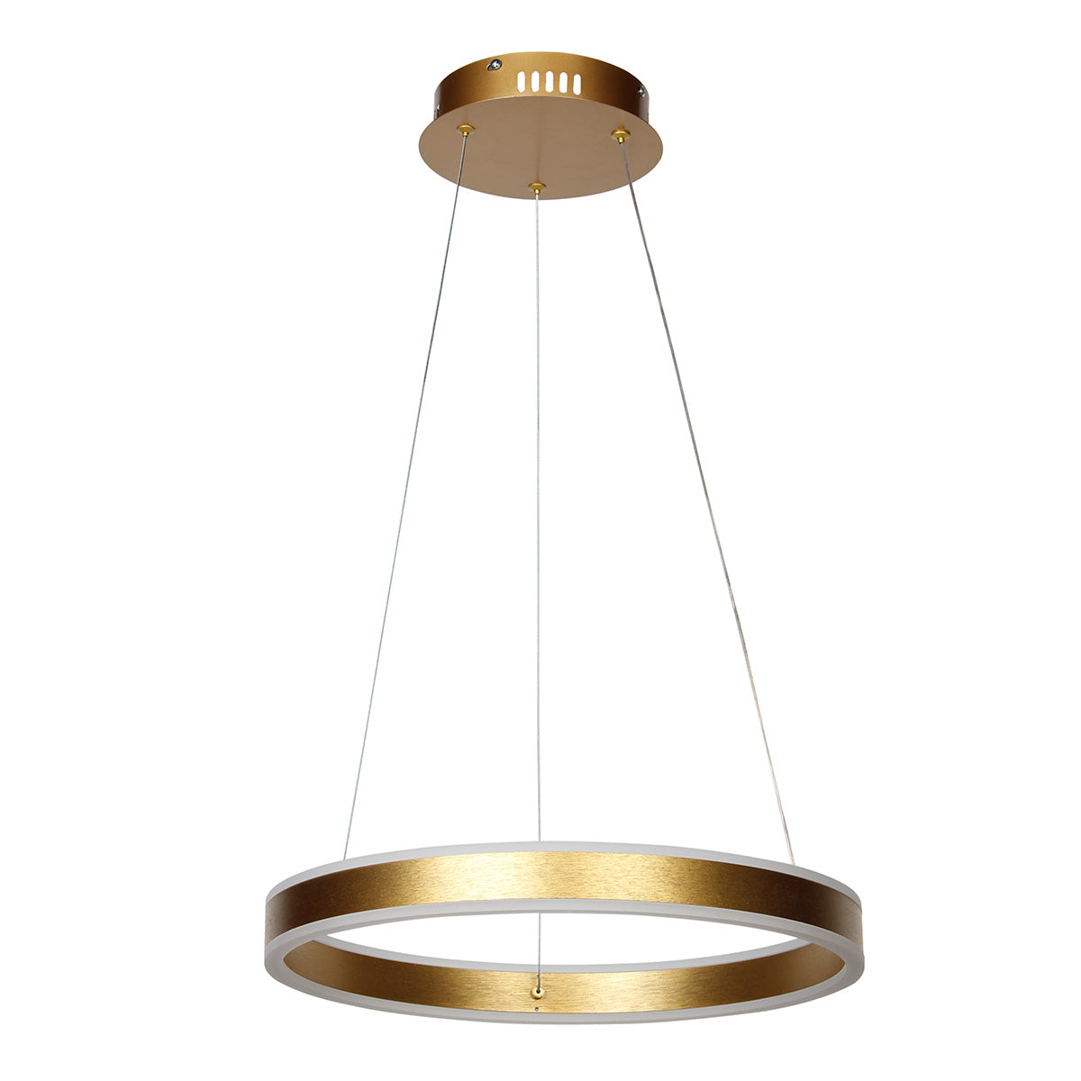 Φωτιστικό Κρεμαστό Φ40 εκ. LED 50W 4000K Χρυσό