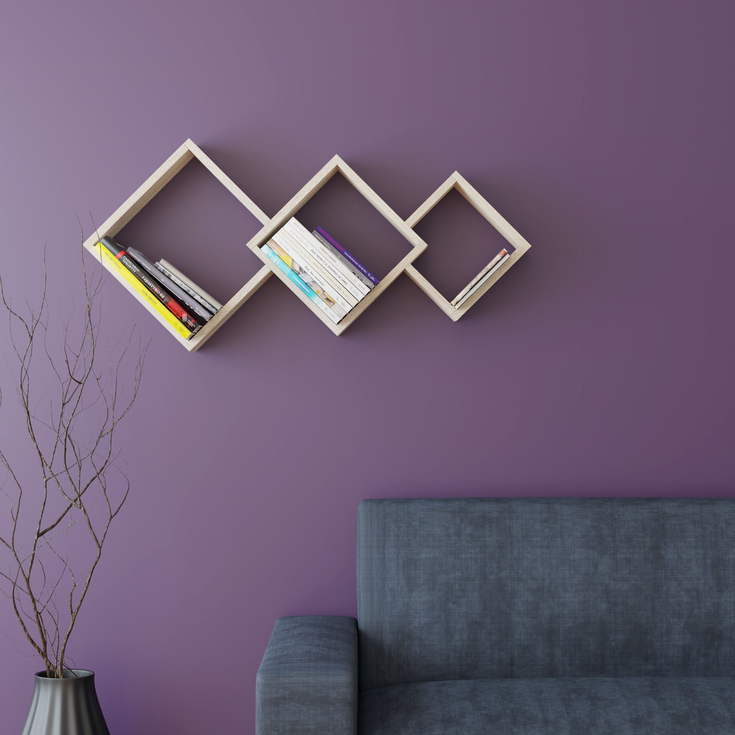 Ραφιέρα Suny 105x15x50 Sonoma