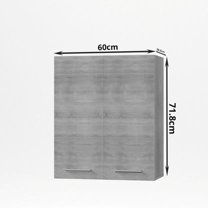 Alina Upper Cabinet Sonoma-Mocca 60x30.5x71.8