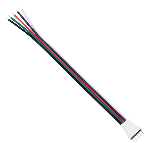 70696 RGB+W Connector με 15cm Καλώδιο 5 PIN