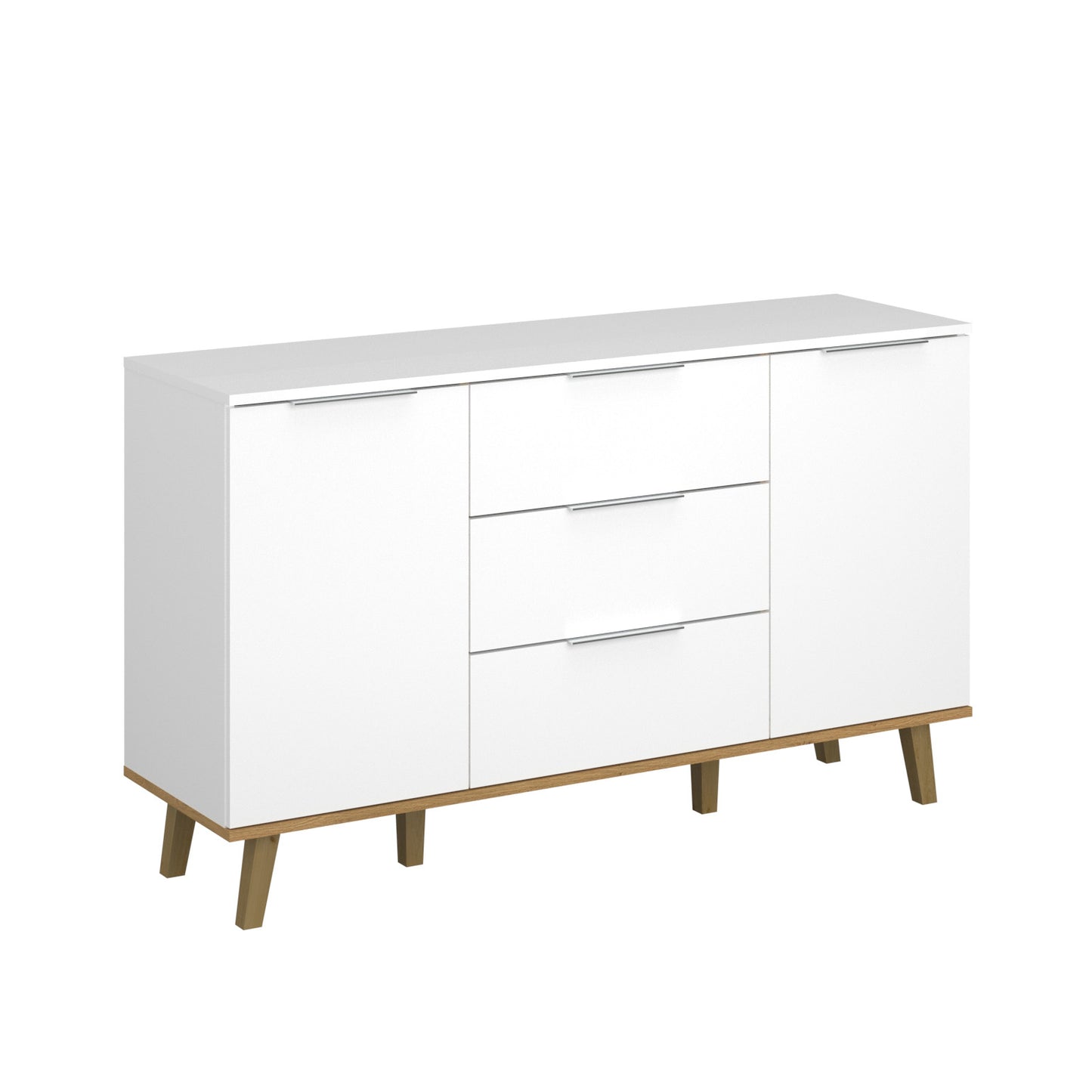 Μπουφές Neptune Λευκό-Σονόμα 138x40x82