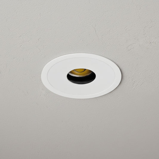 PINADO KLV-101-0129 Χωνευτό Φωτιστικό Downlight Σποτ LED 7W 875lm 15° AC 220-240V IP20 Φυσικό Λευκό 4500K - Bridgelux COB Chip & TÜV SÜD Driver - Λευκό Ματ - Μ8.3 x Π8.3 x Υ8.2 / Q7.3