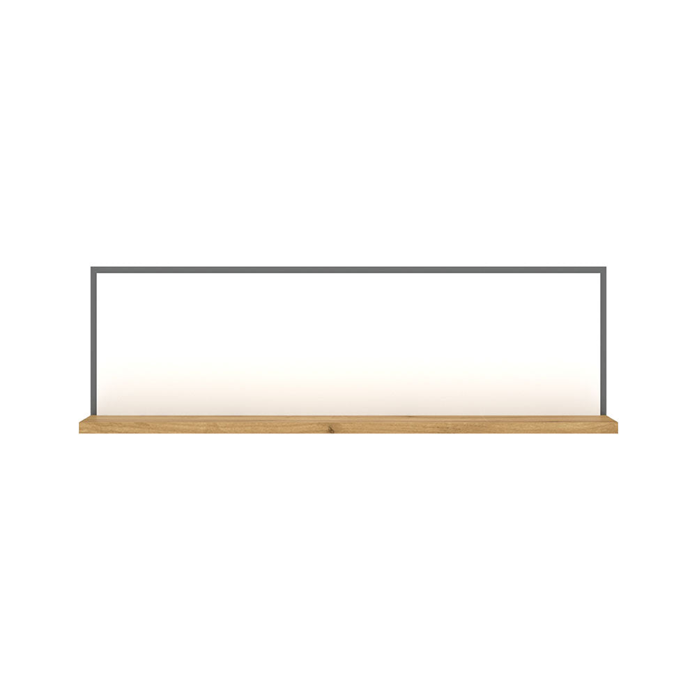 Ράφι Επιτοίχιο Palmor Χρυσό Δρυς-Λευκό 77x23.5x24.5