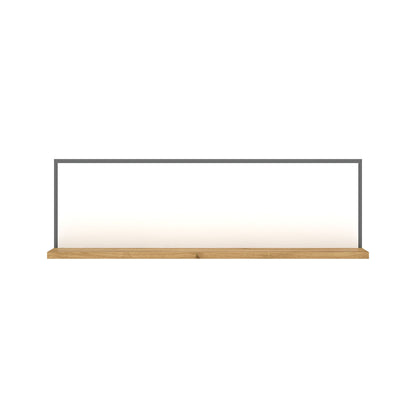 Ράφι Επιτοίχιο Palmor Χρυσό Δρυς-Λευκό 77x23.5x24.5