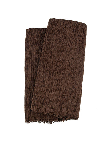 Ριχτάρι Σενίλ Dark Brown Μονοθέσιο