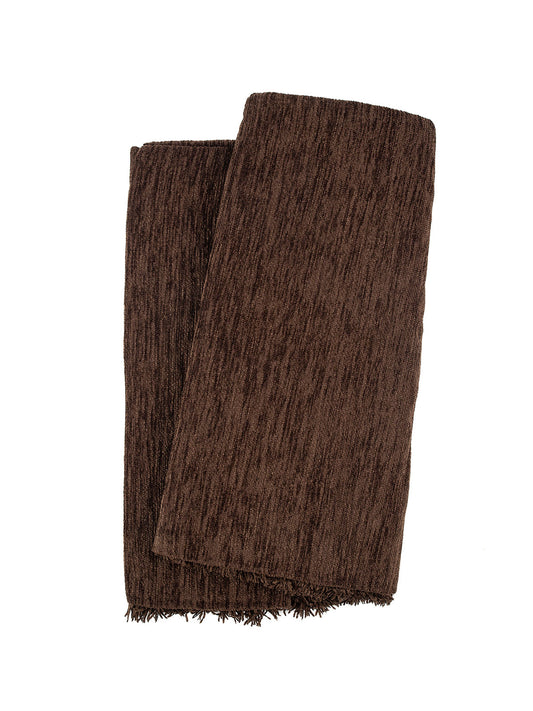 Ριχτάρι Σενίλ Dark Brown Μονοθέσιο