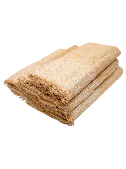 Ριχτάρι Σενίλ Frame 5 Mustard Σετ 3 Τεμαχίων (1θ – 2θ – 3θ)