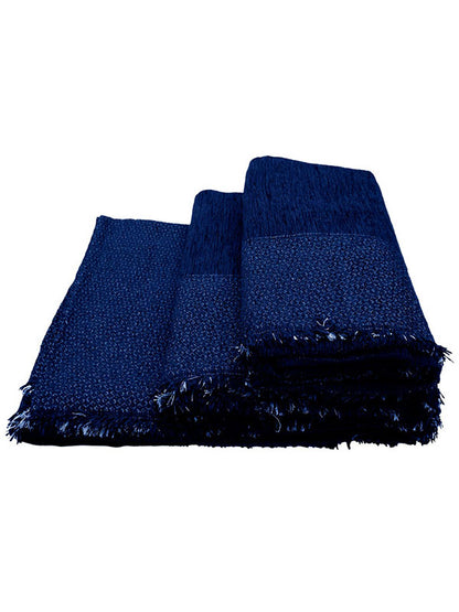 Ριχτάρι Σενίλ Frame 8 Blue Σετ 3 Τεμαχίων (1θ – 2θ – 3θ)