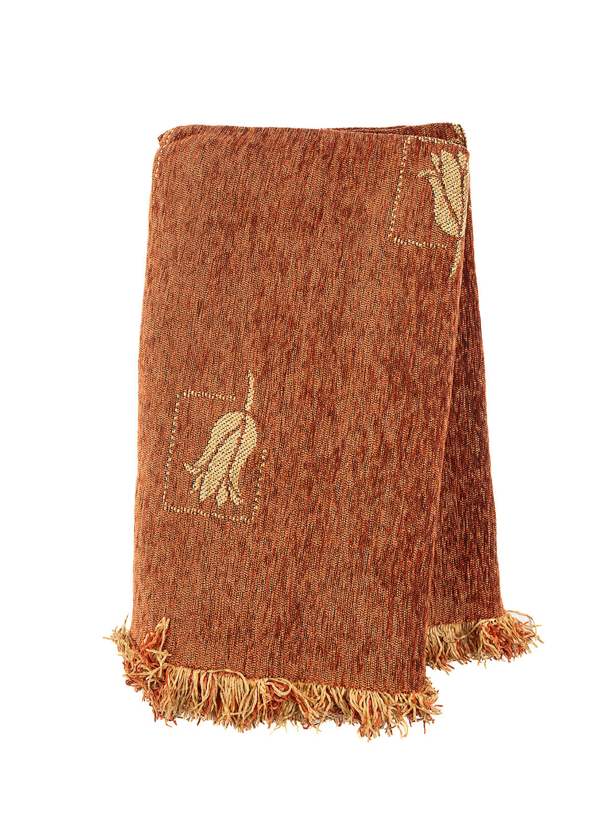 Ριχτάρι Σενίλ Ζακάρ Tulip Brick Τετραθέσιο