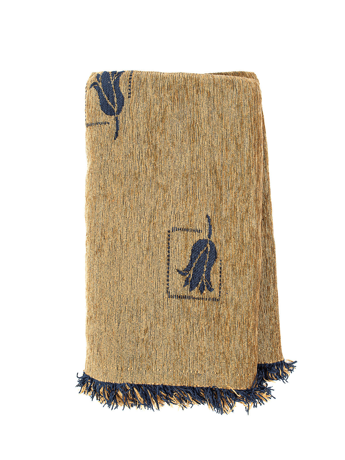 Ριχτάρι Σενίλ Ζακάρ Tulip Blue Τετραθέσιο