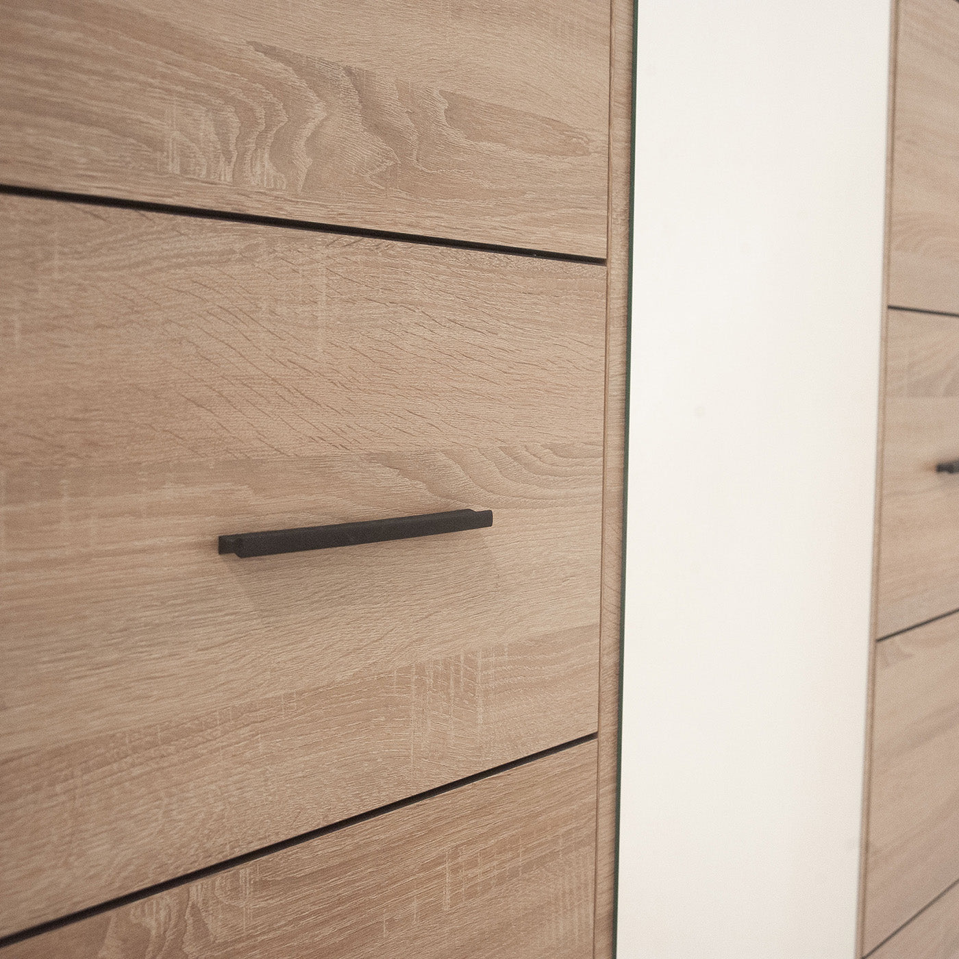 Ντουλάπα Τρίφυλλη Solo Sonoma Wenge 136x58x197