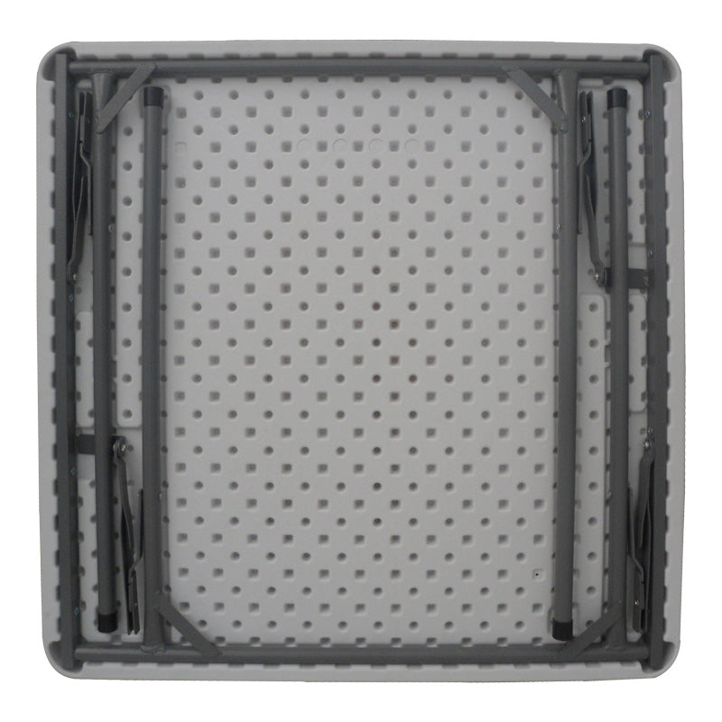 Τραπέζι Catering Comfort Πτυσσόμενο σε Λευκή Απόχρωση 80x80x74