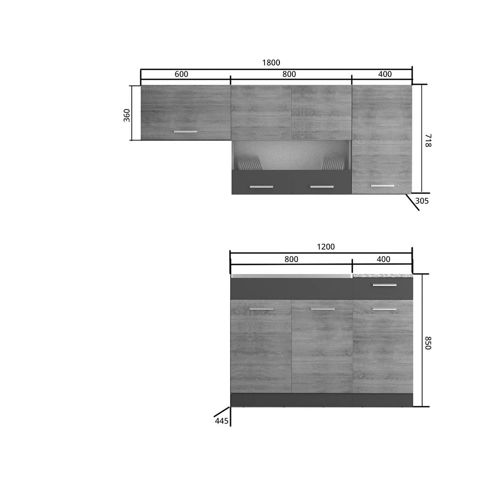 Alina Set 3 (Expandable) Sonoma-Mocha Set of 5 Boxes (3 Current Meters)