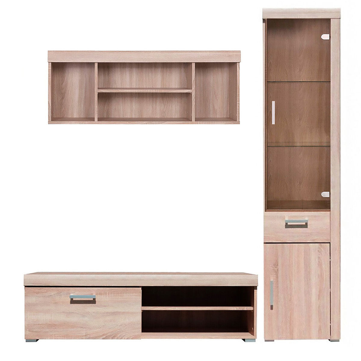 Σύθεση Τηλεόρασης Damis 184.5x45x203 Sonoma