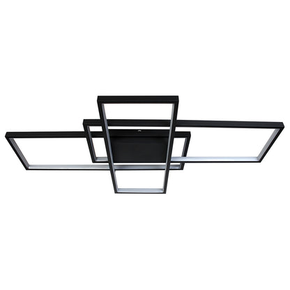 120W LED Ceiling Light Black 87.5x49.5x8.5
