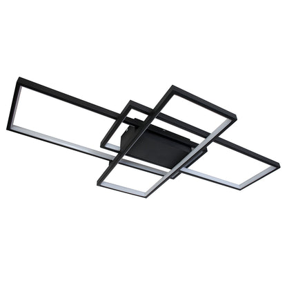 120W LED Ceiling Light Black 87.5x49.5x8.5