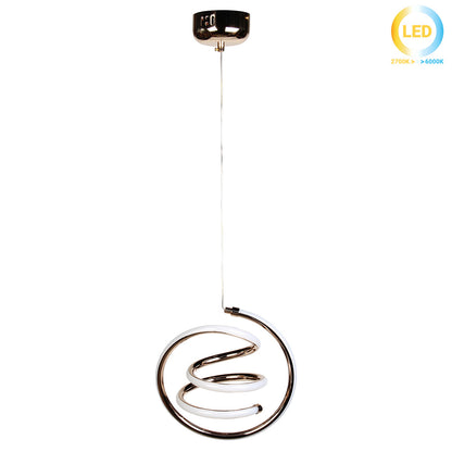 Φωτιστικό Κρεμαστό LED 70W 25x17x25 εκ. Χρυσό