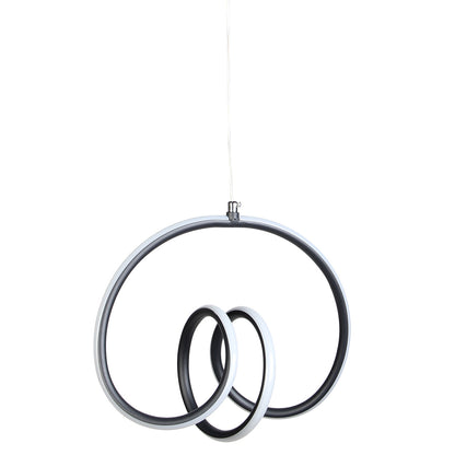 Φωτιστικό Κρεμαστό LED 60W 34x16x29 εκ. Μαύρο