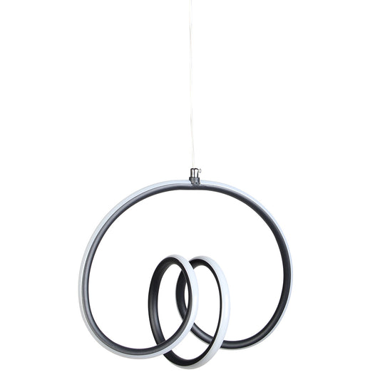 Φωτιστικό Κρεμαστό LED 60W 34x16x29 εκ. Μαύρο