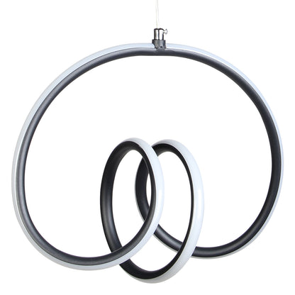 Φωτιστικό Κρεμαστό LED 60W 34x16x29 εκ. Μαύρο