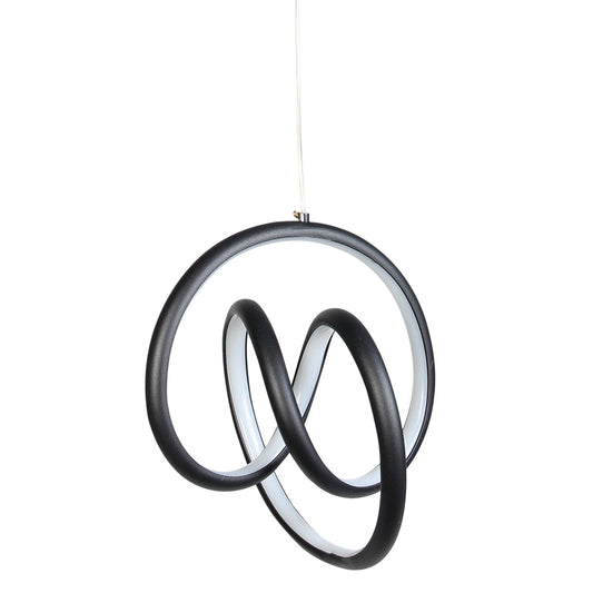 Φωτιστικό Κρεμαστό LED 60W 22x22x23 εκ. Μαύρο