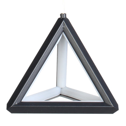 Φωτιστικό Κρεμαστό LED 36W 16,5x16,5x14,5 εκ. Πυραμίδα Μαύρη
