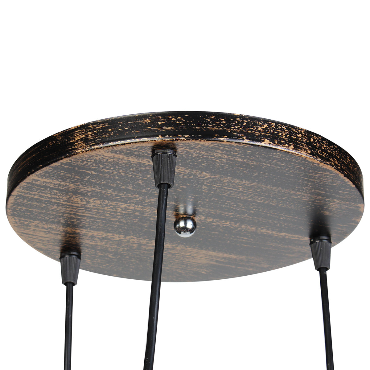 Φωτιστικό Μεταλλικό Άνισο 3 x Ε27 Φ23 εκ. Κύβοι Μπρονζέ